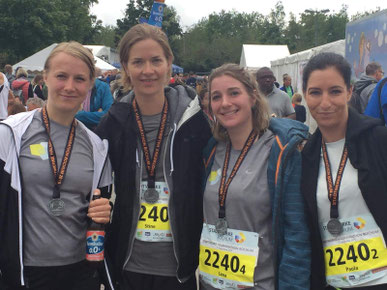 Team von Psychotherapie Mitte beim Staffellauf 2019