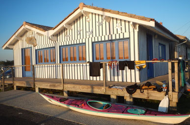 La cabane bleu aux artistes de Audenge ©FredG
