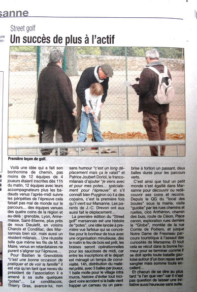 Publication La tribune - Octobre 2011