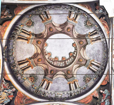 Oletta - Décor peint de Francesco Giavarini 1817 _ peintre né en Corse à Ciamanacce