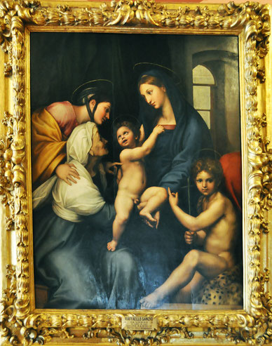Florence - Palazzo Pitti - Raphaël - La Madonna dell'Impannata (1513-1514)