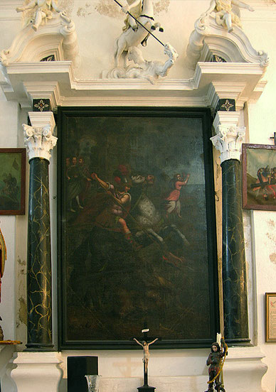 Algajola - Autel baroque Saint Georges