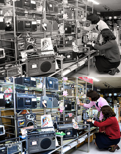 1976（昭和51）年3月8日、金沢名鉄丸越百貨店