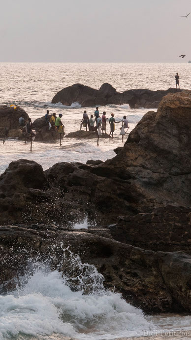 pêcheurs au Sri Lanka