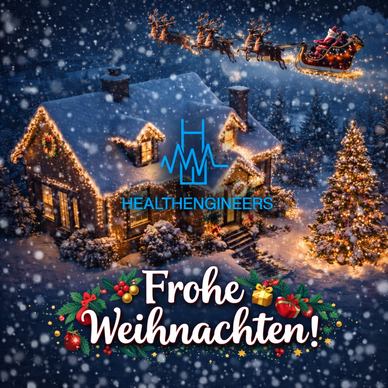 Frohe Weihnachte 2025 wünscht Healthengineers