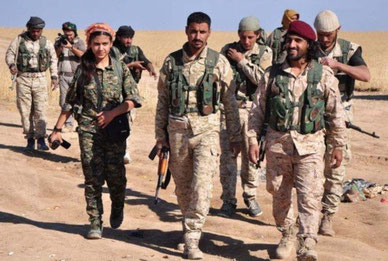 Medlemmer af "Syriens Demokratiske Styrker" – SDF