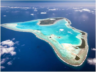Aitutaki, Cook Islands, Aitutaki Lagoon, Ootu Beach, Tamanu, One Foot Island