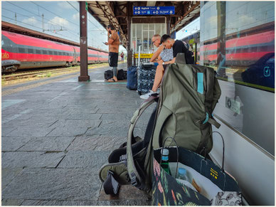 Verona, Bahnreise, Bahnreise nach Verona, Bahnhof Verona Porta Nuova