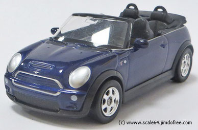 Modellauto Welly Mini Cooper S Cabrio