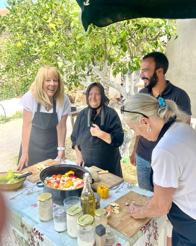 Enjoy Naxos and take a Greek cooking lesson at Vioma Naxos Greece