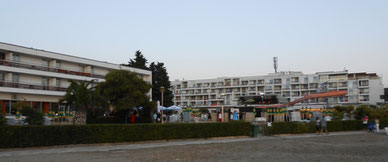 Il villaggio visto dalla spiaggia