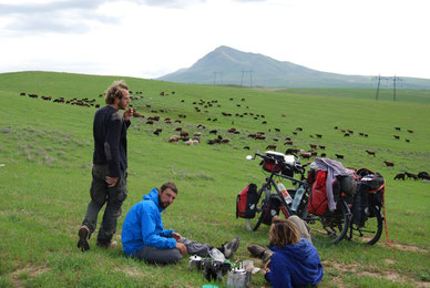 voyage à vélo au kazakhstan, bike touring