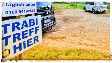 Trabant-Vermietung am Süßling in Glowe