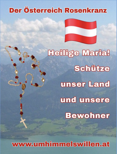 Mittlerweile beten zwei Generationen zusammen den Rosenkranz. Foto: Oma Haller mit Verena Daubal. Mesnerinnen der St. Anna Schlosskapelle in Hagenbrunn
