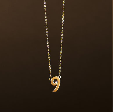 womb☆jewelry　ゴールド　数秘術ネックレス