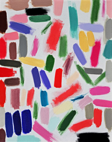"The colors of Love", 2025, acrylic on canvas, 50x40 cm 