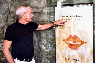 Oral design posters of the time and Mr. Willi Geller.