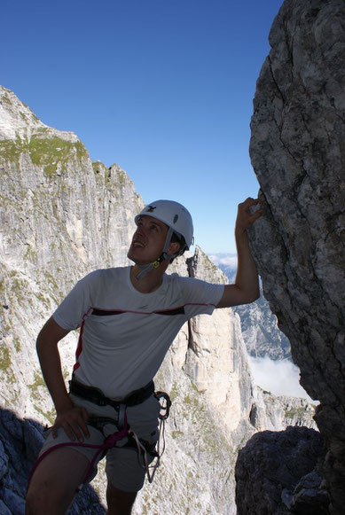 Kurze Pause an einem Standplatz in der Wand