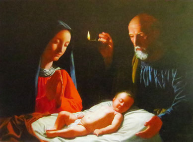 Antonio Pelozzi-Nativité- 1849-Bastia-Oratoire de l'Immaculée Conception (Nigaglioni, Encycl des peintres op.cit.)