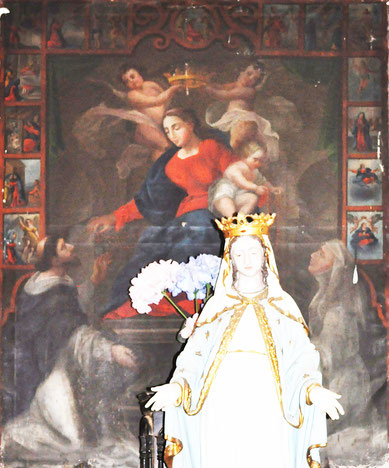 Prunelli di Casacconi - Donation du Rosaire de Giuseppe Casalta (1687-1711) d'après la toile de Domenico Piola à Bastia