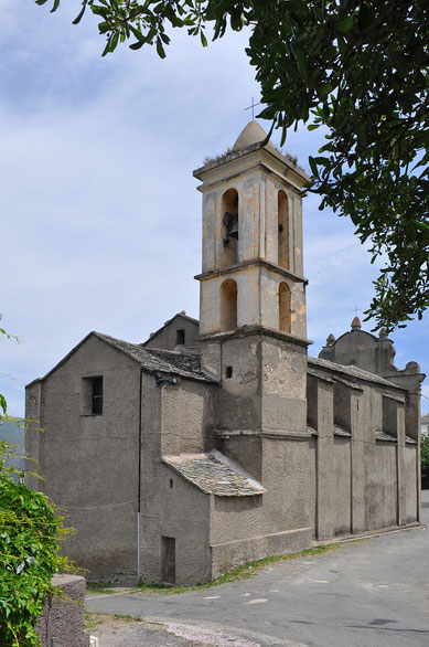 Rutali (Nebbio) - Eglise baroque Saint Vito (XVIIè) anciennement dédiée à Saint Cyr
