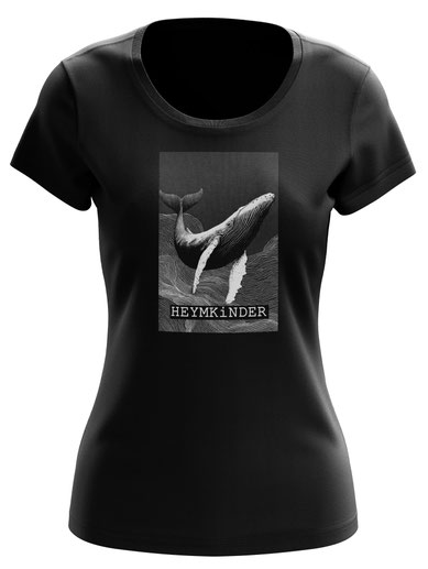  Damen Shirt Wal ✓ Bio-Baumwolle ✓ Größen S–2XL ✓ Statement Streetwear ✓ Nachhaltig & fair produziert ✓ Jetzt sichern!