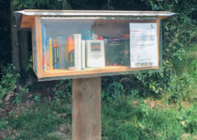 Die gut geschützte Bücherklappe ist neu an der Stockenstrasse. Bild: Bibliothek Gossau