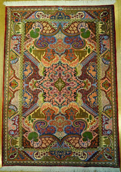 KASHAN(カシャーン)SILK - ペルシャ絨毯 キリム ペルシャンファルシー KASHAN(カシャーン)SILK - ペルシャ絨毯 キリム ペルシャンファルシー