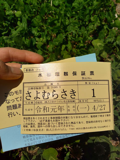 農研より購入しました