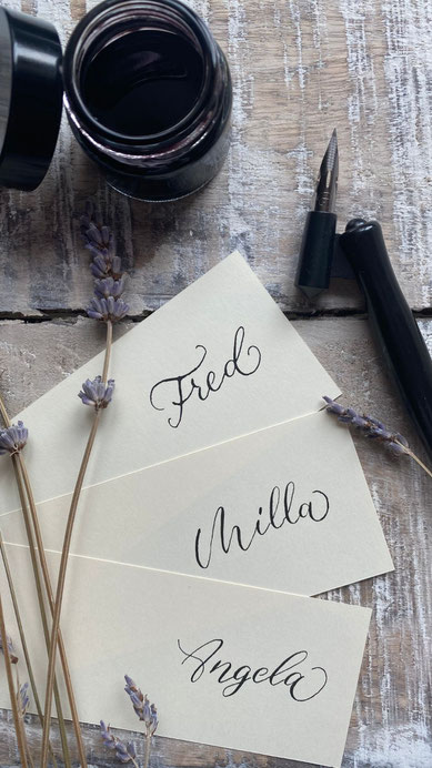 JGA Kalligrafie Workshop Braut
