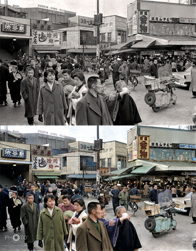 1958（昭和33）年、渋谷駅前