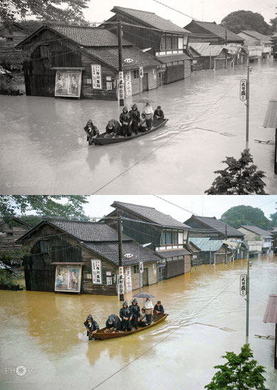 1959（昭和34）年8月14日、石川県加賀市大聖寺南町
