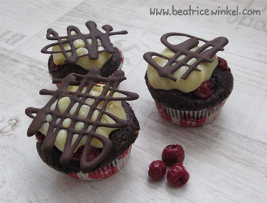Beatrice Winkel - vegan Donauwelle Cupcakes