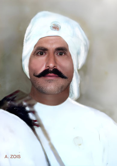 Rustom Beheram Jafrabadi " Baidul ". Image rendition by Anthony Zois.