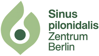 Logo and link for pilonidal cyst center berlin