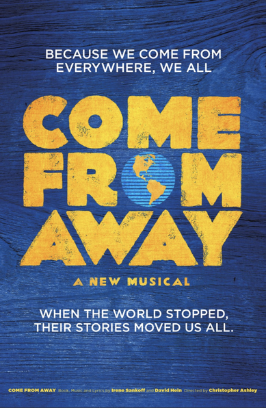 Come From Away the musical will be released on film in 2021.