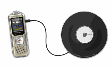 Klik op: Philips voicetracer met vlakmicrofoon