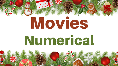 Christmas Movies starting with numbers