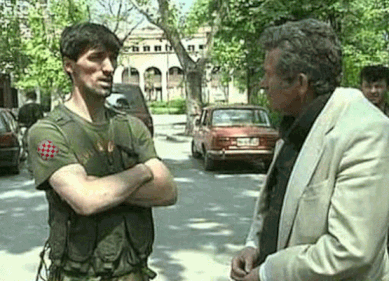 zadnji intervju sa Jukom u Mostaru 1993 godine kao zapovjednik u Kažnjeničkoj bojnoj