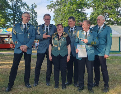 T.Stark, J.Hesebeck, I.Siemke, A.Siemke, A.Neubauer, K.Christiansen, auf dem Bild fehlen T.Ahlers und T.Jirjahn