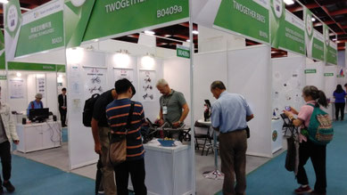 TWOgether Tandem - Messestand auf der Innotech Expo 2018 in Taiwan