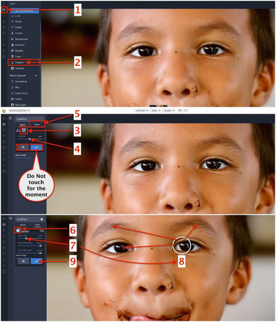 How to sharpen a picture