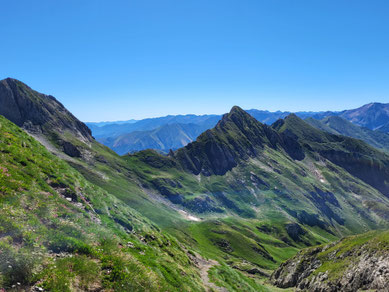 Du col de la Clauère descente versant Espagnol