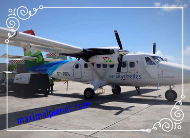 Flug Anreise Seychellen Kleinflugzeug Langstreckenflug