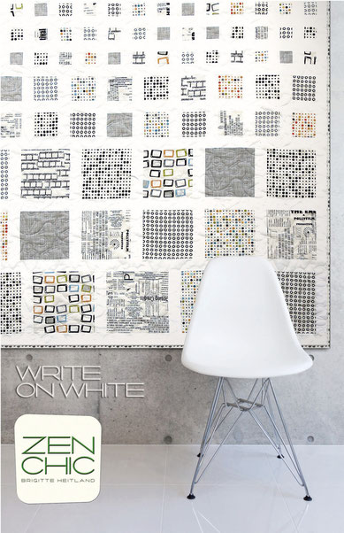 Write on White, Zen Chic Quilt