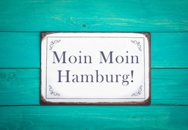 Welcome greeting in Hamburg