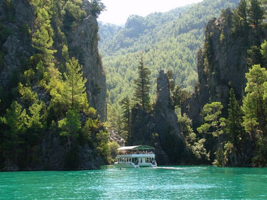 Belek Bootsfahrten Green Kanyon