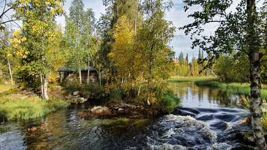 Wandern am Äkäsjoki