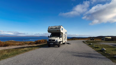 Rastplatz am Varangerfjord