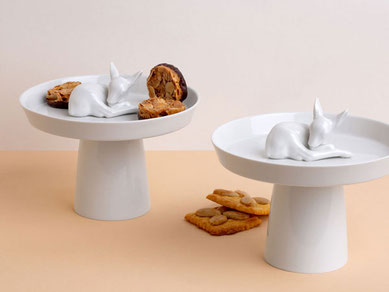 Rehkitz Etagere Porzellan Berlin Handmade